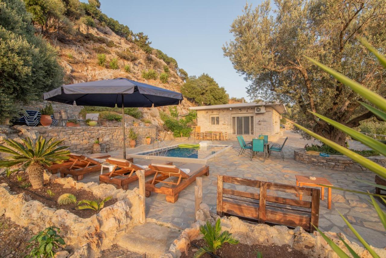 Cretan Nature Villa Alexandra Zaros Bagian luar foto